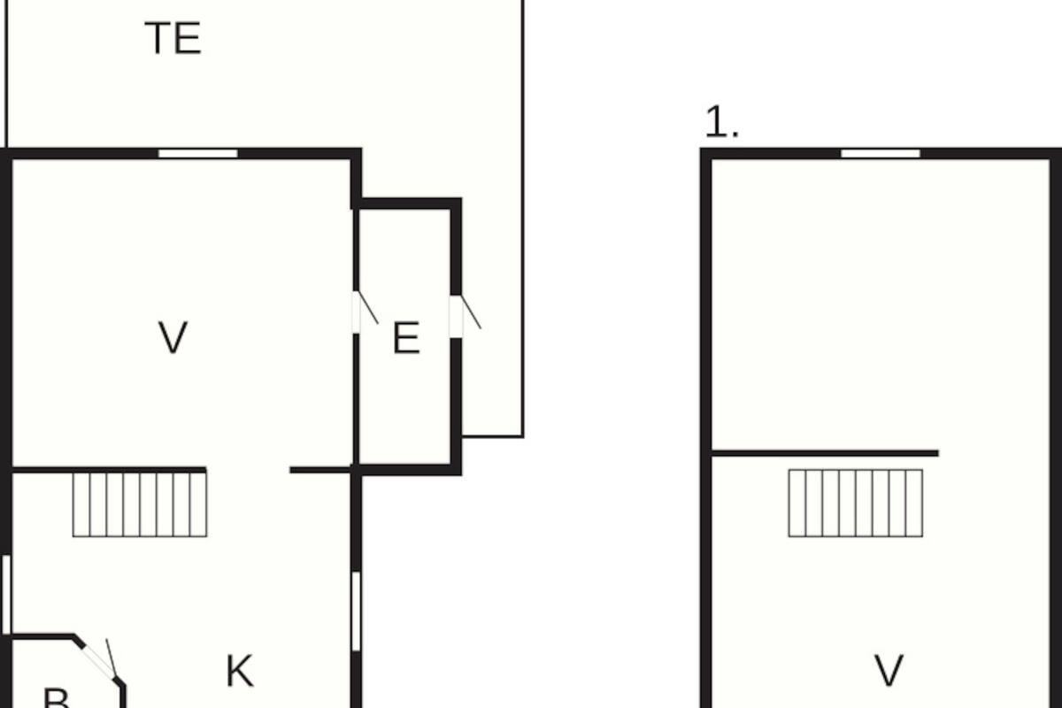 Deluxe House, 2 Bedrooms | Floor plan