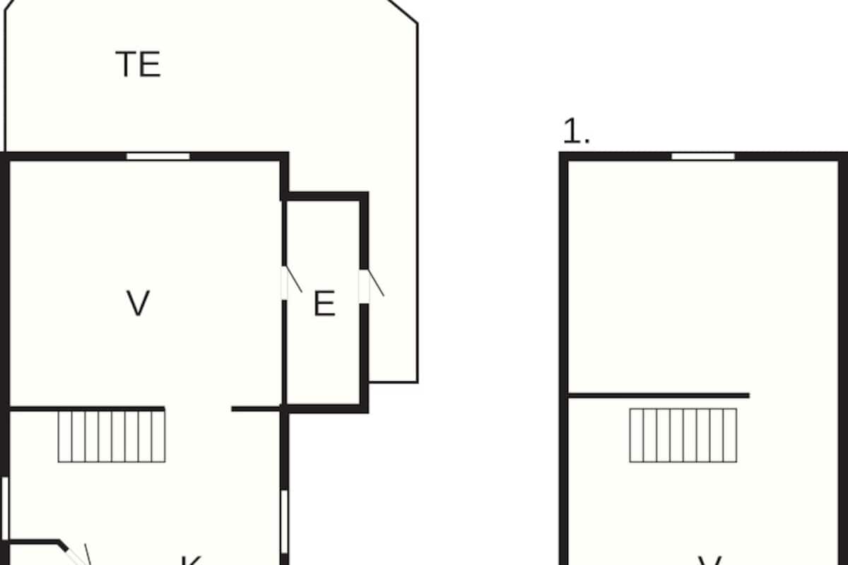 Deluxe House, 2 Bedrooms | Floor plan