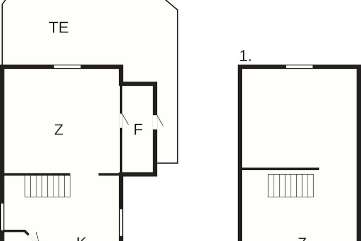 Deluxe House, 2 Bedrooms | Floor plan