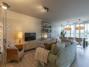Comfort Apartment, 2 Bedrooms | Living room - Fantastic Apartment Seaside With Terrace (Callantsoog)