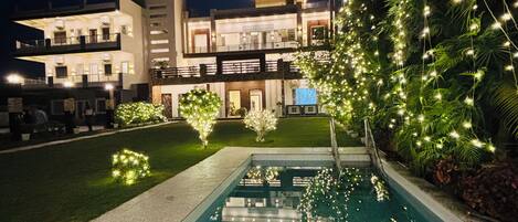 Voorkant van accommodatie