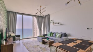 Comfort Apartment, 2 Bedrooms | Living room - Luxurious Apartments Dubai Marina Views - Pool & Gym by Sojo Stay (Dubai)
