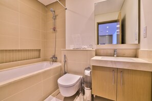 Classic Apartment, 1 Bedroom | Bathroom | Shower, hair dryer - Luxurious Apartments Dubai Marina Views - Pool & Gym by Sojo Stay (Dubai)
