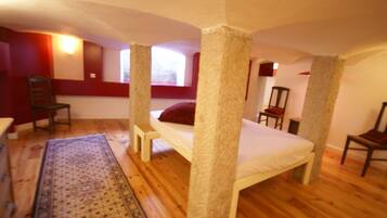 22 bedrooms, individually furnished, bed sheets