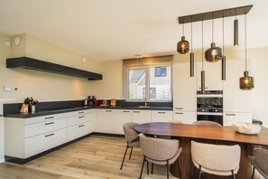 Classic House, 4 Bedrooms | Private kitchen - Serene Holiday Home in De Koog Texel With Sauna (De Koog)