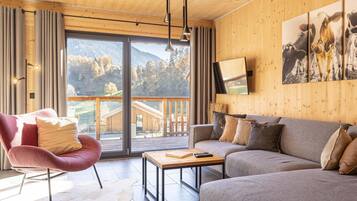 Classic-Chalet, 4 Schlafzimmer | Wohnzimmer