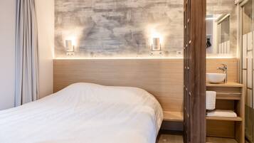 Nhà gỗ Deluxe, 2 phòng ngủ | 16 phòng ngủ, trang bị nội thất với thiết kế riêng biệt, bộ trải giường