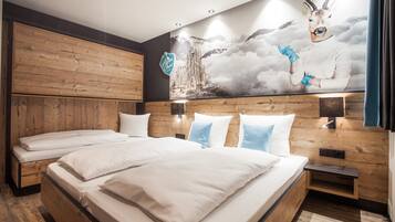 15 habitaciones y ropa de cama