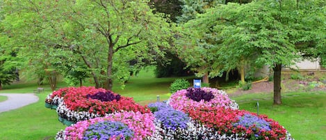 Blick von der Unterkunft