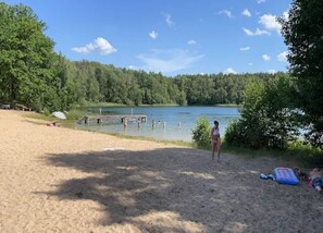 Blick von der Unterkunft