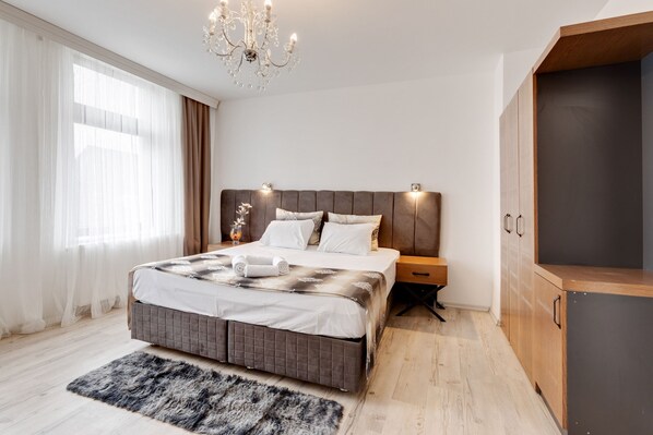 4 slaapkamers, beddengoed