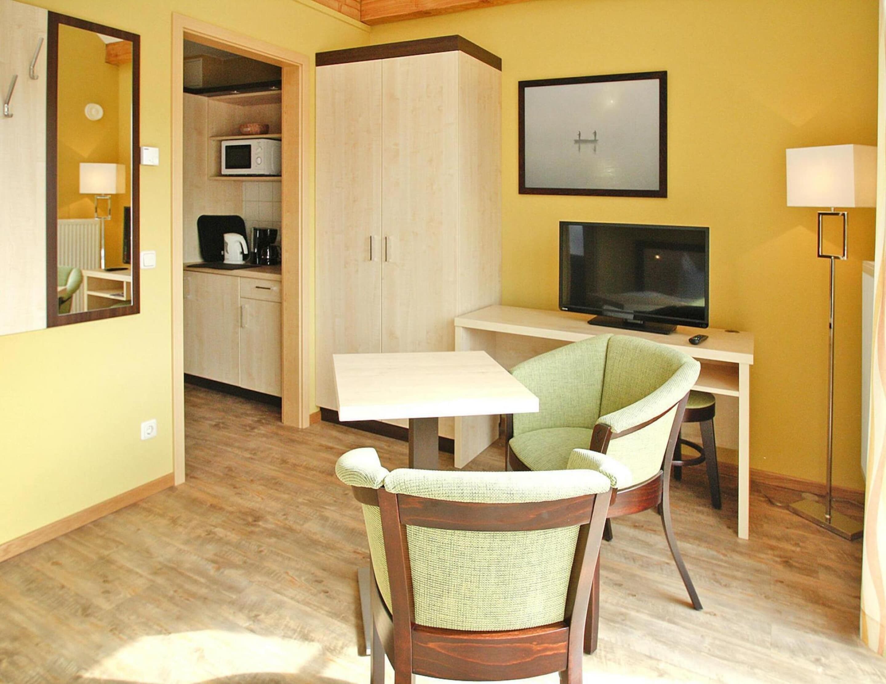 Apartemen Comfort, 1 kamar tidur | Ruang keluarga