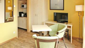 Apartemen Comfort, 1 kamar tidur | Ruang keluarga
