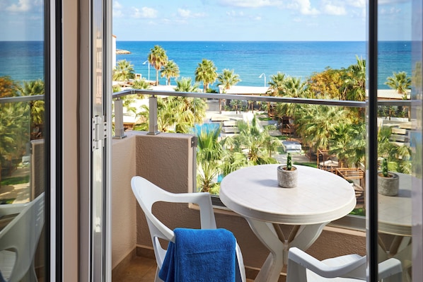 Superior Two-Bedroom Suite with Panoramic Sea View | View from room - Dorian Boutique Hotel-Apartments (Hersonissos)