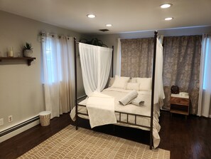 1 makuuhuone, vuodevaatteet