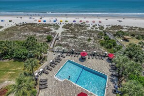 A heated pool - 2 Bedroom 2 Bath Vacation Rental with Private Balcony (Myrtle Beach)