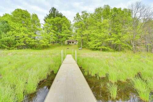 Secluded Lakefront Gem on 300 Acres in Webster