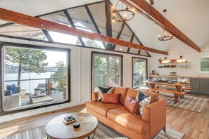 House (2 Bedrooms) | Front of property - Lake Coeur D'alene Cabin w/ Boat Slip in Worley! (Worley)