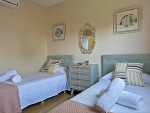 2 bedrooms, iron/ironing board, travel crib, free WiFi