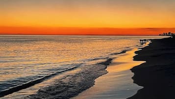 Sunsets are so beautiful at the beach