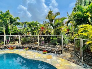 Pool - Aloha Hale - Gorgeous home with pool, AC (Princeville)