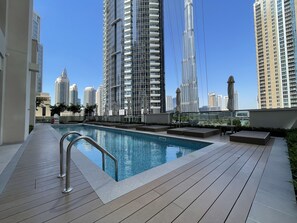 Pool - Chic 1BR Apartment in Act One Act Two Tower 1, Downtown Dubai by Deluxe Holiday Homes (Dubai)