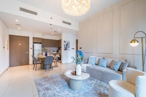 TV - Chic 1BR Apartment in Act One Act Two Tower 1, Downtown Dubai by Deluxe Holiday Homes (Dubai)