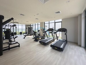 Fitness facility - Lovely Studio Apartment at Azizi Riviera 46 in Al Merkadh by Deluxe Holiday Homes (Dubai)