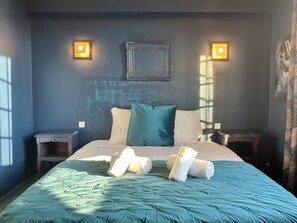 Doppelzimmer, 1 Queen-Bett, Flussblick