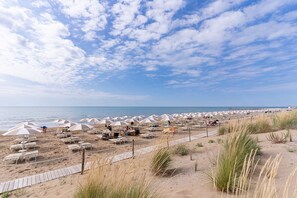 Accommodatie ligt op het strand
