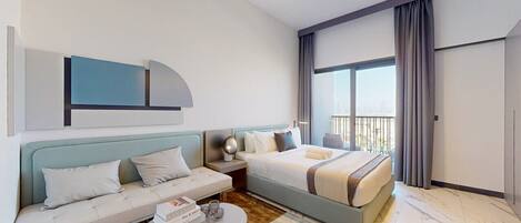 1 bedroom, iron/ironing board, free WiFi, bed sheets