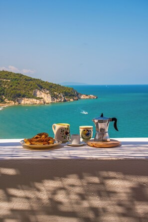 Blick von der Unterkunft