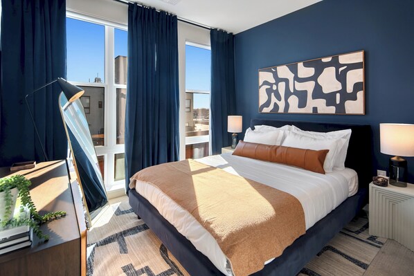 2 bedrooms, desk, iron/ironing board, free WiFi
