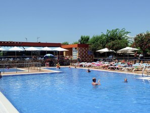 Bungalow | Pool - Wooden Bungalow in a Campground (Malgrat de Mar)