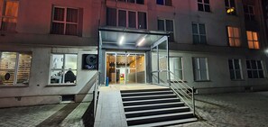 Façana frontal de l'allotjament