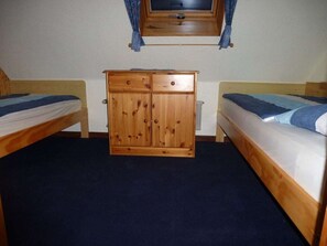 2 bedrooms, individually furnished, iron/ironing board