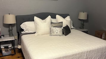 2 bedrooms, iron/ironing board, travel crib, free WiFi