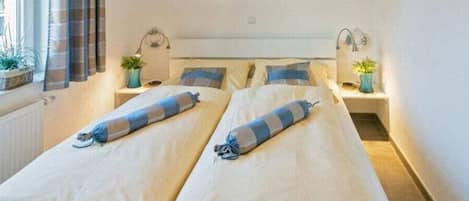 2 bedrooms, individually furnished, iron/ironing board