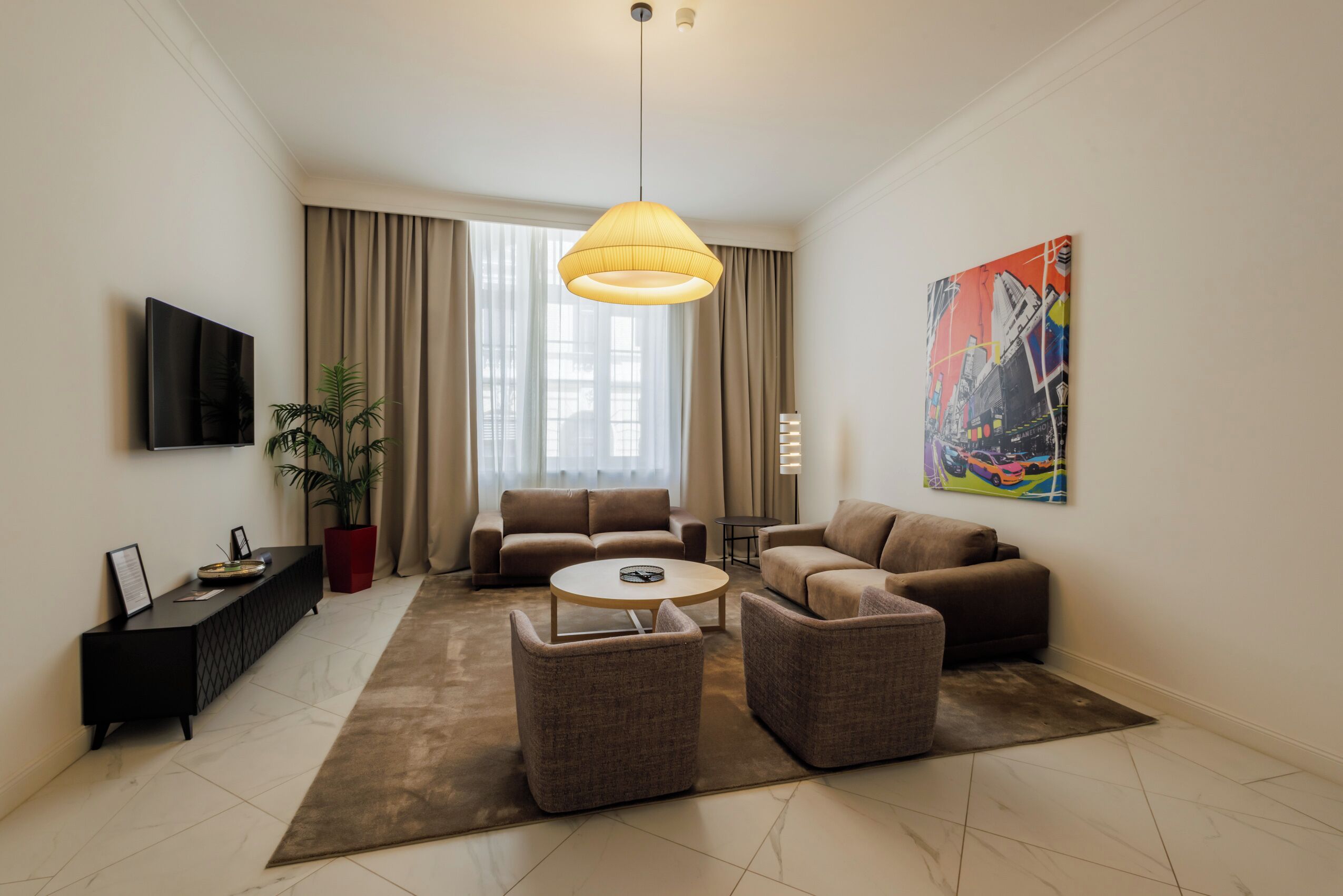Apartamento familiar, 2 habitaciones | Zona de estar