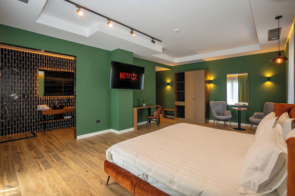Suite estudio Deluxe, balcón | Wifi gratis