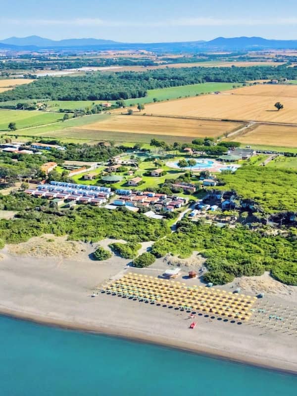 Private beach