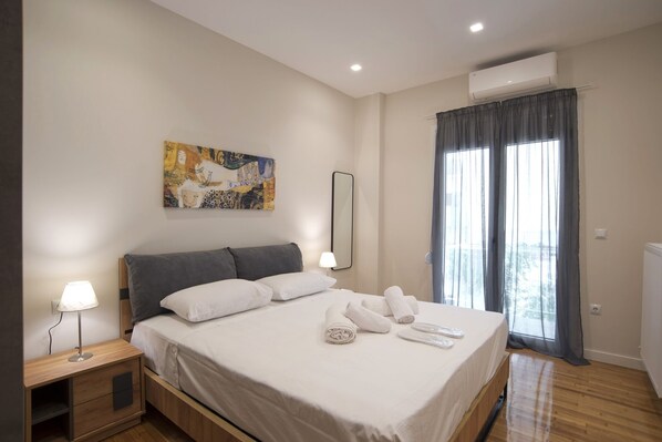2 chambres, fer et planche Ă repasser, Wi-Fi, draps fournis