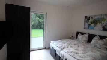 Ferienhaus | 1 Schlafzimmer, individuell eingerichtet, Bettwäsche