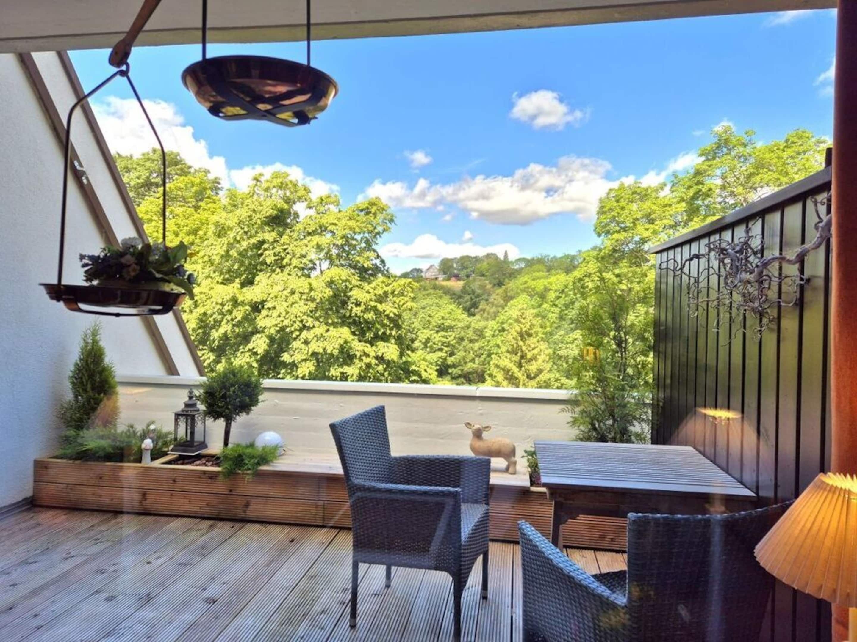 Vue depuis l’hébergement