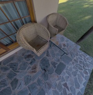 Comfort Double or Twin Room, River View | Terrace/patio - Big 5 Toro Lodge (Kasane)