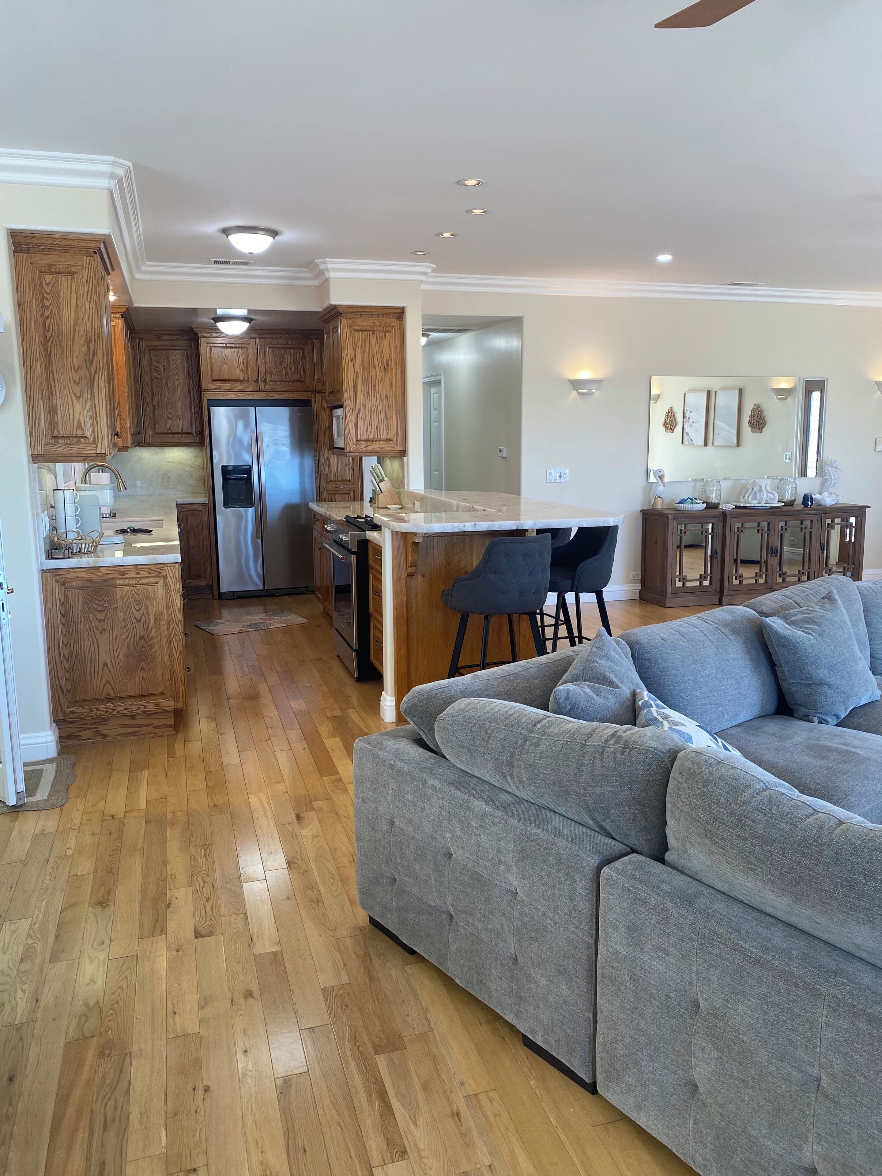 TV connectée, cheminée