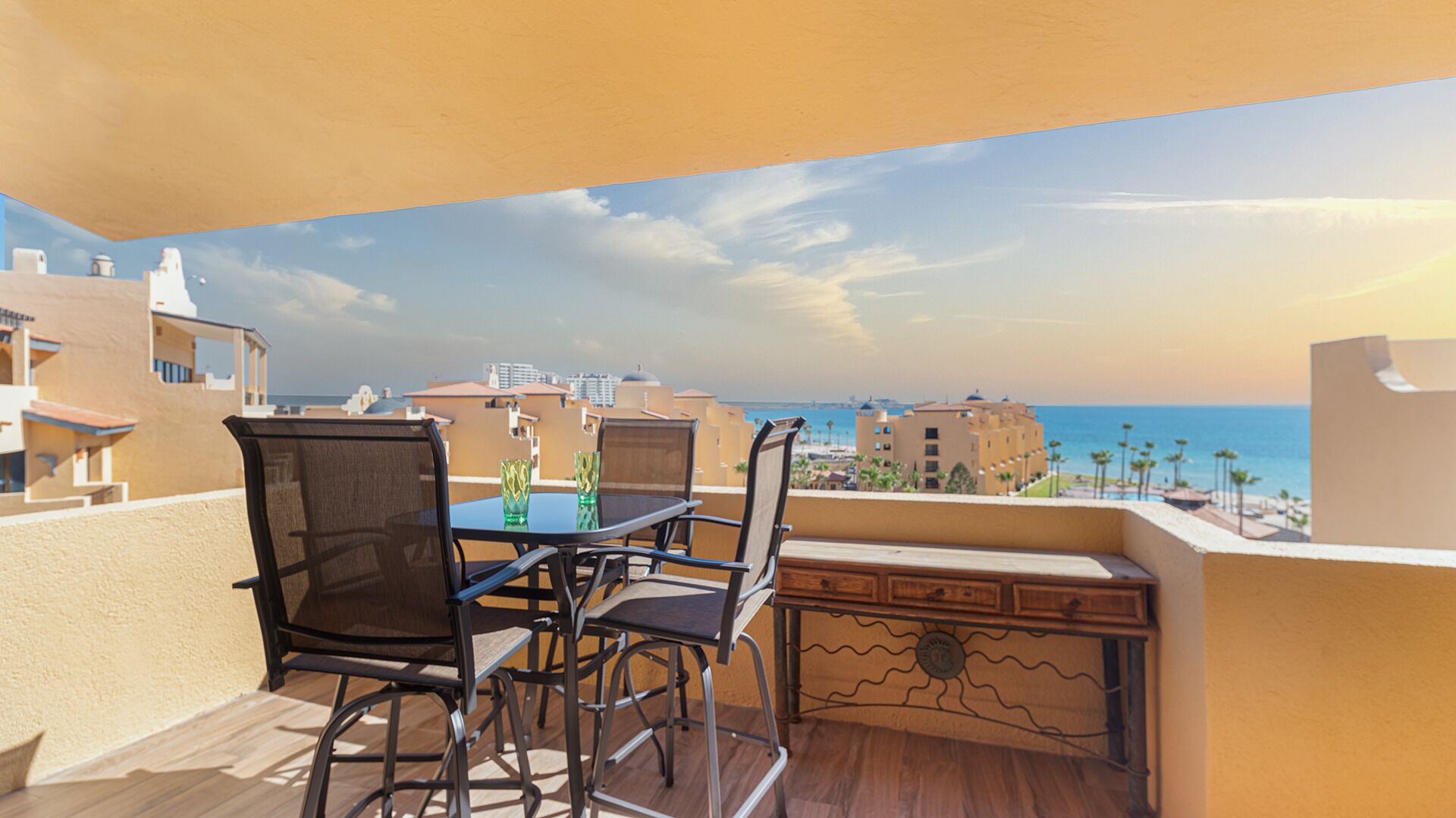 公寓客房, 多張床, 陽台, 海景 (Princesa De Peñasco B 508) | 室外用餐