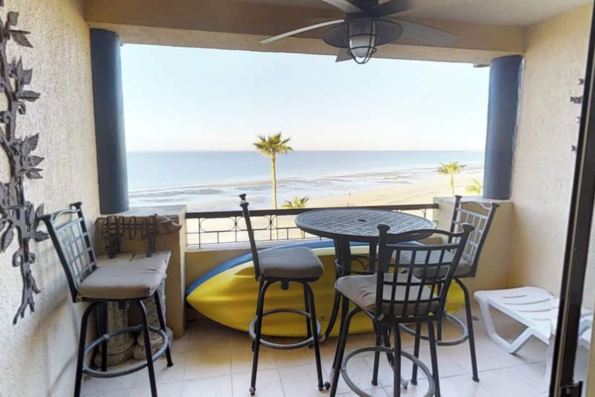Condo, Multiple Beds, Balcony, Ocean View (Princesa De Peñasco E 408) | Outdoor dining