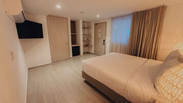 In-room safe, blackout curtains, free cots/infant beds, free WiFi