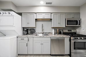 Fridge, microwave, oven, stovetop - Chic 2BR Getaway with BBQ & EV Charger | Sleeps 4 (Phoenix)